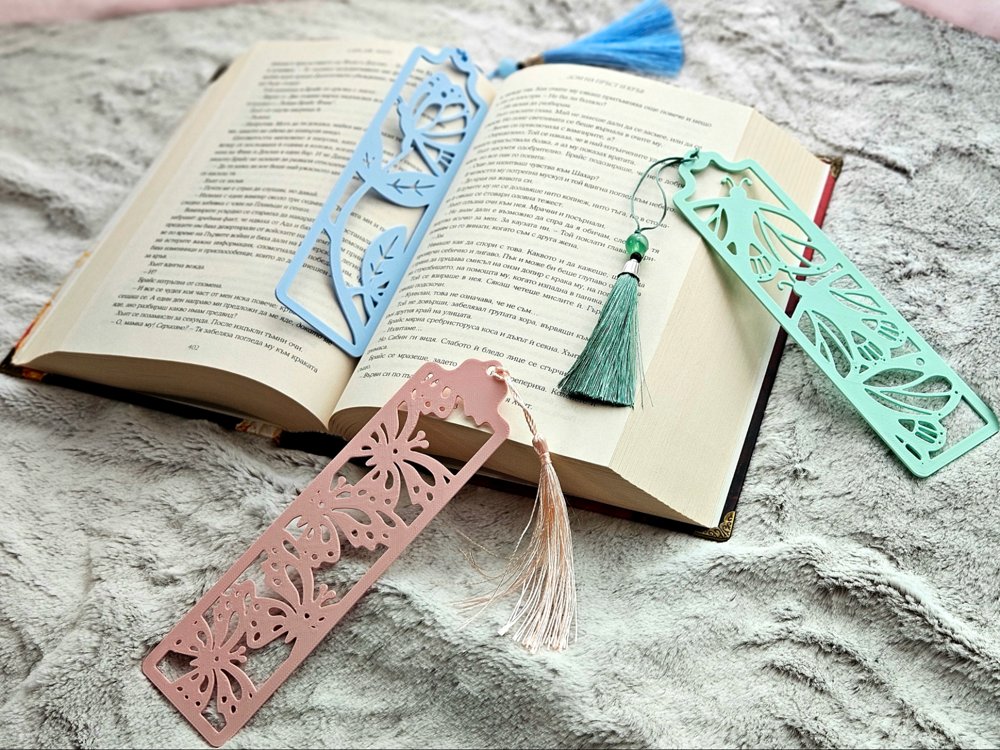 Butterfly Bloom — Bookmarks Set