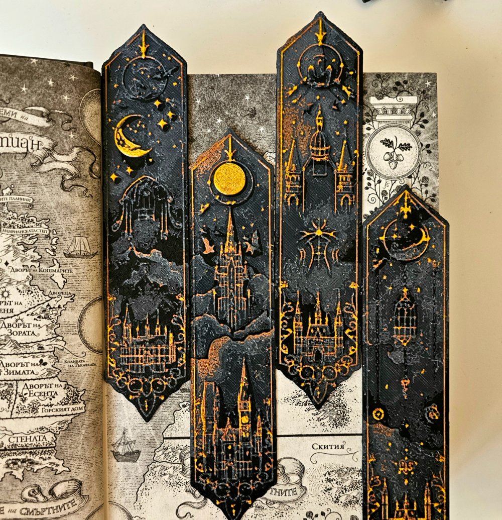 "Hogwarts"- Bookmarks Set inspired by Harry Potter