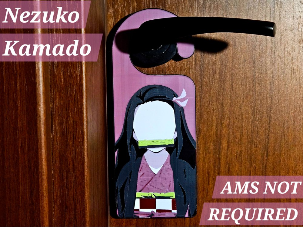 Nezuko Kamado — Demon Slayer Door Hangers