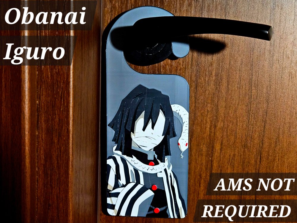 Obanai Iguro — Demon Slayer Door Hangers
