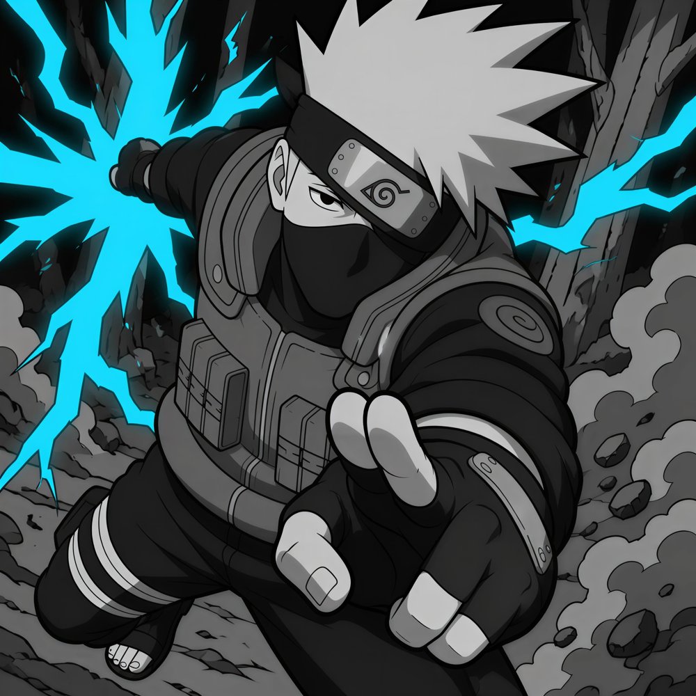 Kakashi Hatake — A Splash of Turquoise