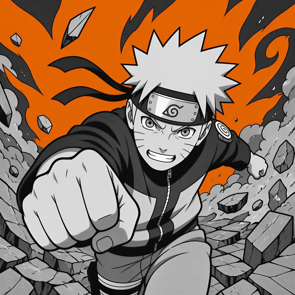 Naruto Uzumaki — A Big Burst of Orange