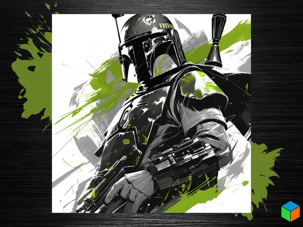 Bobba Fett Star Wars 200x200 Poster