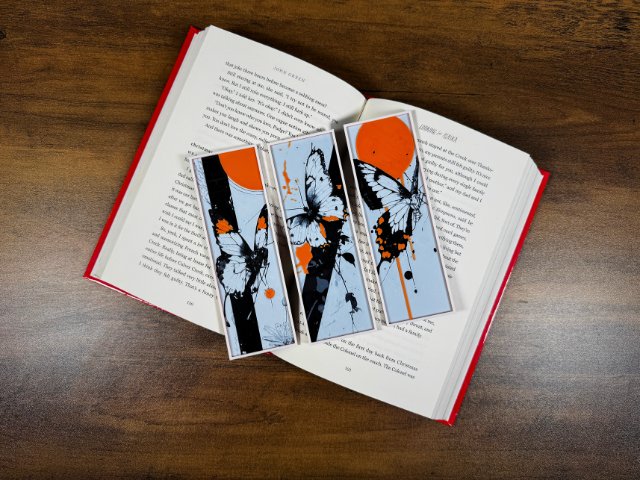 Butterfly Bookmark Set – Elegance in Flight