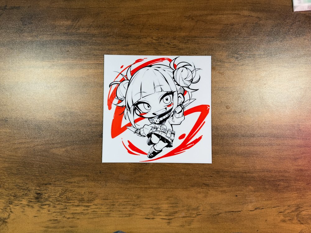 Chibi Toga | Playful High-Contrast HueForge Poster