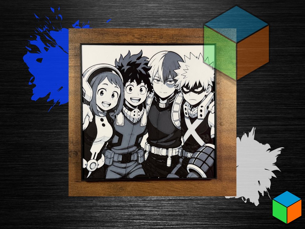 Class 1-A — HueForge Wall Art