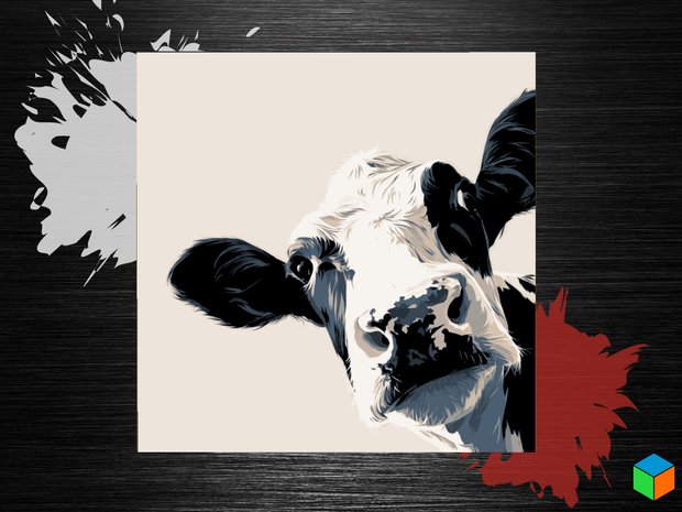 ๐ Cow Poster