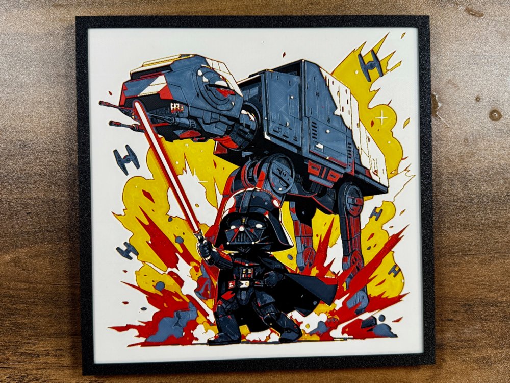 Darth Vader & AT-AT – Galactic Domination Poster