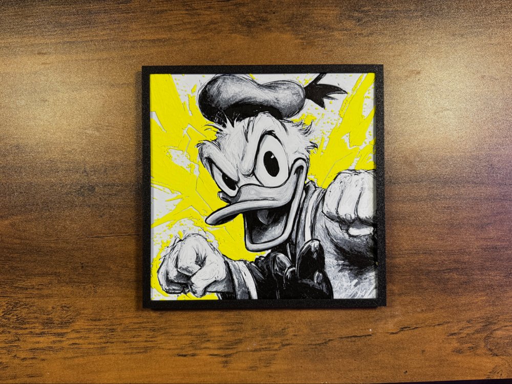 Donald Duck – Feathered Fury Print