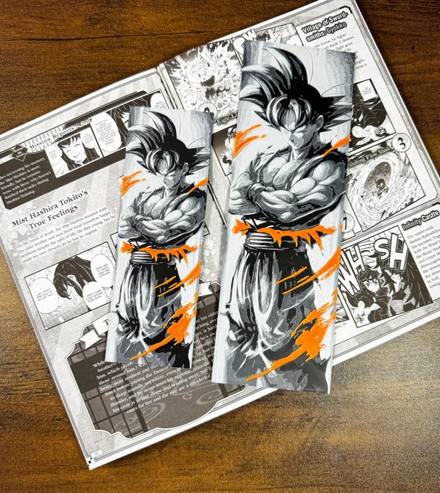 Custom Goku Dragon Ball Bookmark — Discord Vote