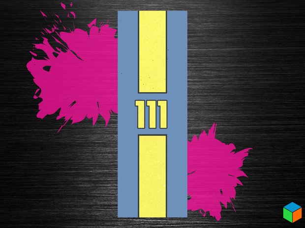 ☢️ Fallout – Vault 111 Bookmark