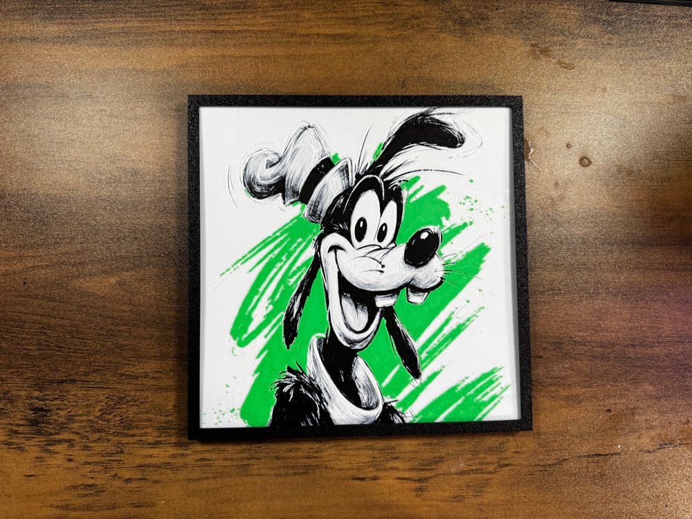 Goofy From Disney — Hueforge Wall Art