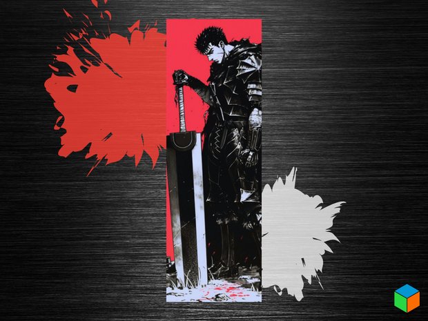 ⚔️ GUTS — HueForge Bookmark Drop!