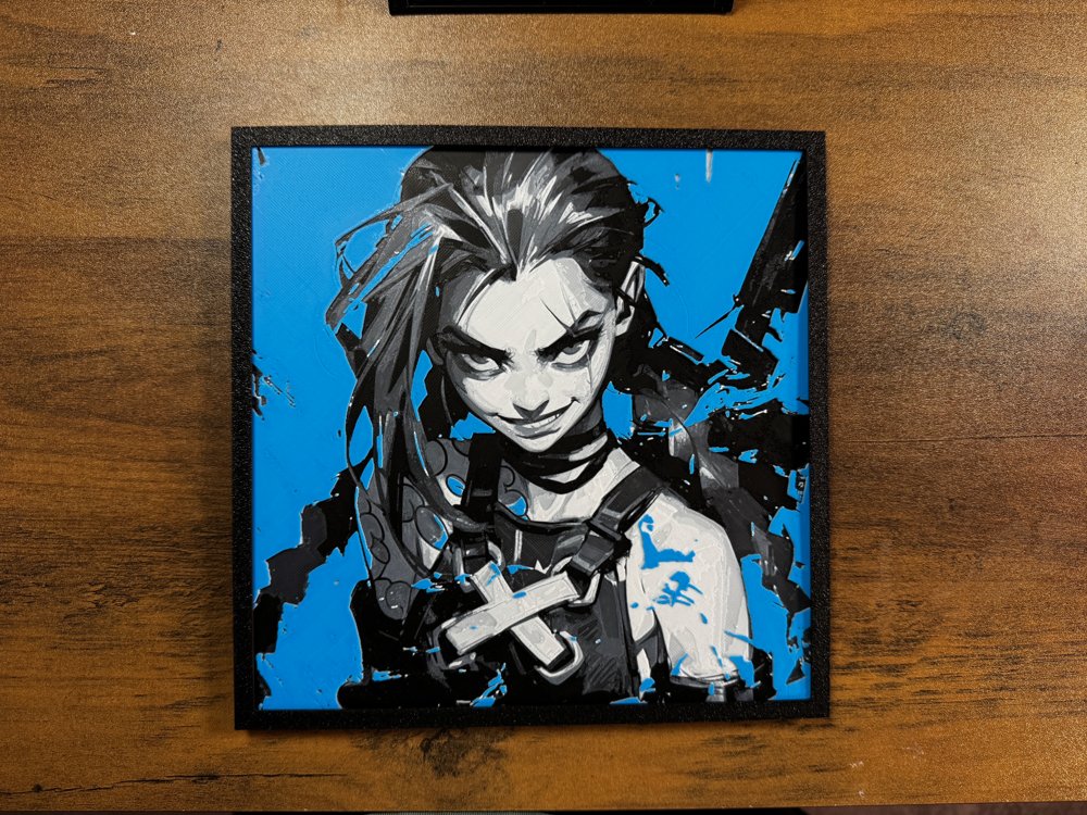 Jinx – The Loose Cannon — Arcane-Inspired Poster