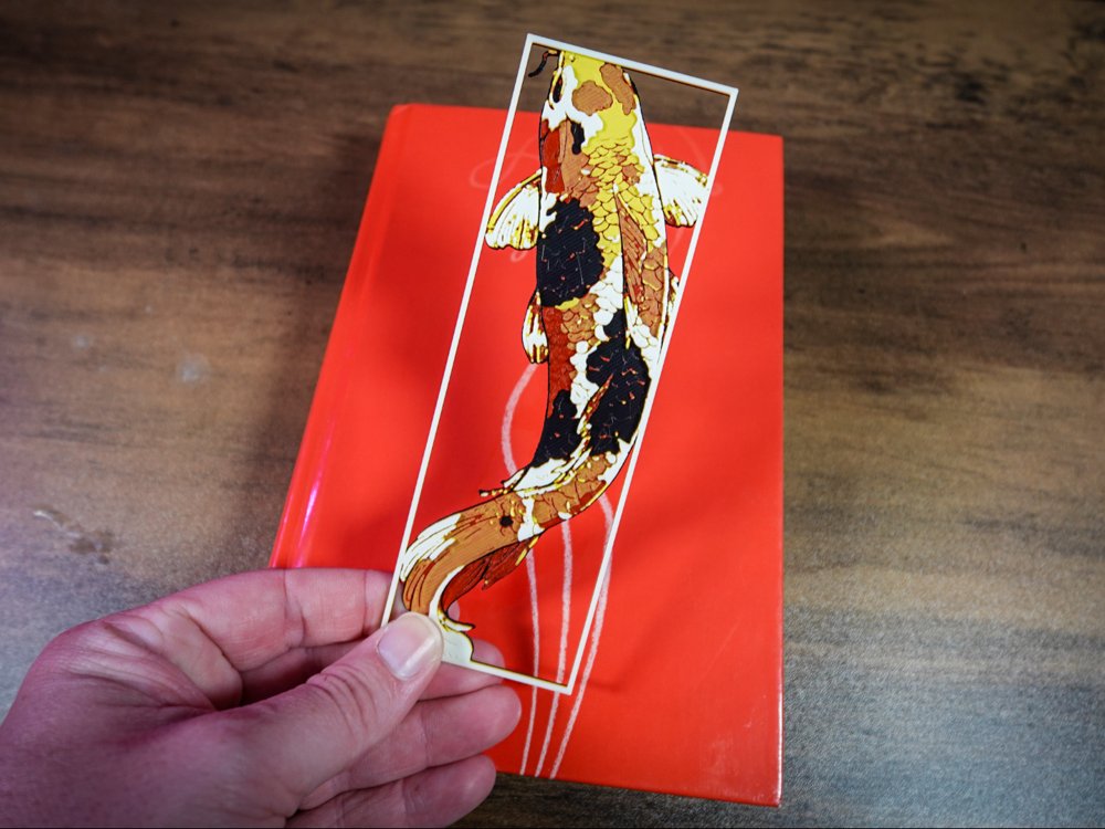 Koi Bookmark – Grace Beneath the Waves