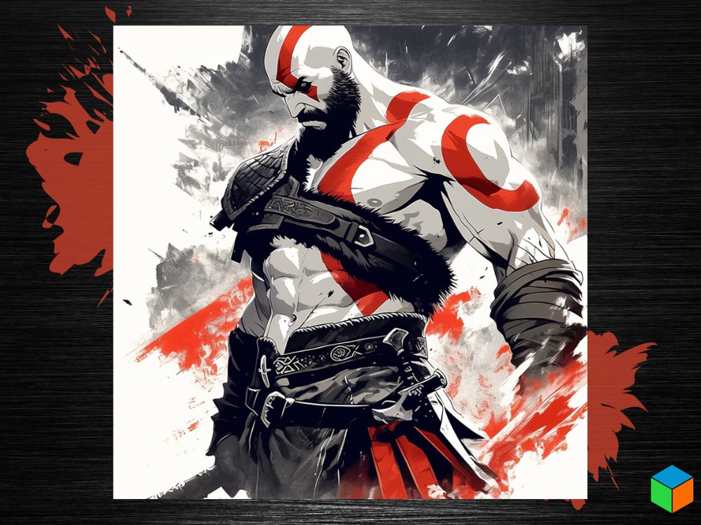 Kratos — God of War HueForge Wall Art