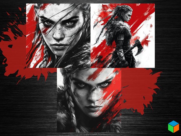π‘οΈ Merchant Exclusive β Viking Trio Poster Set is Live! βοΈ