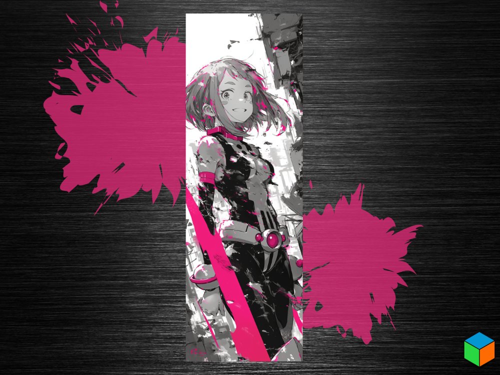 Ochaco — Zero Gravity Bookmark — MHA