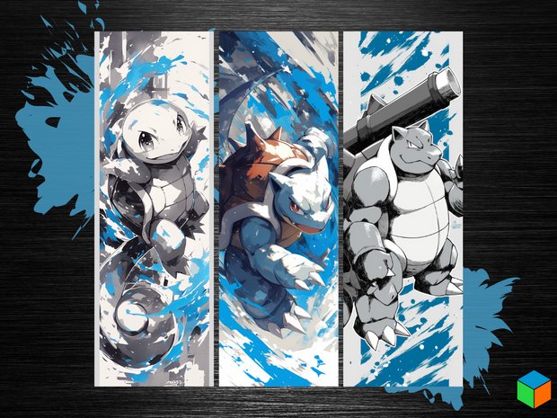 π§ Patreon Exclusive β Squirtle Evolution Bookmark Set is Here! π’π¦
