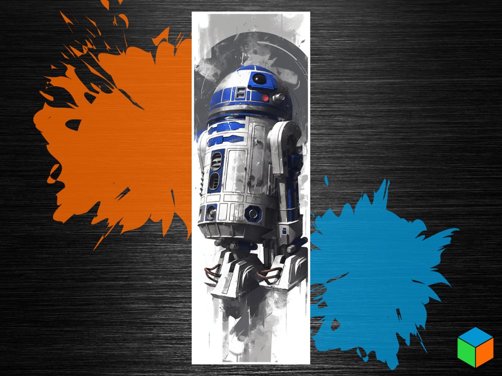 R2 D2 Combat Ready 200x200 Hueforge — Star Wars