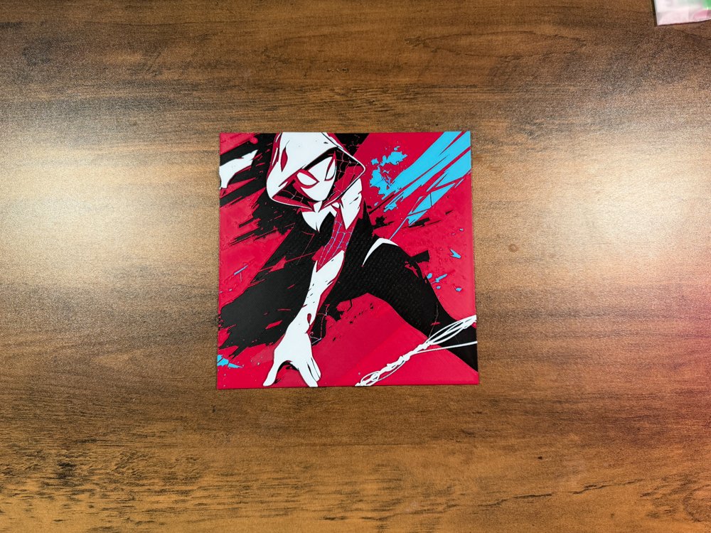 Spider-Gwen | Vibrant Action HueForge Poster