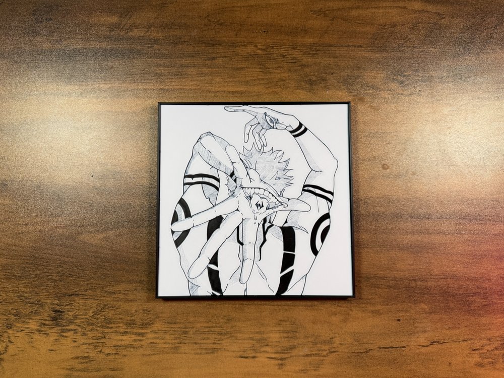 Sukuna — HueForge Wall Art | Jujutsu Kaisen