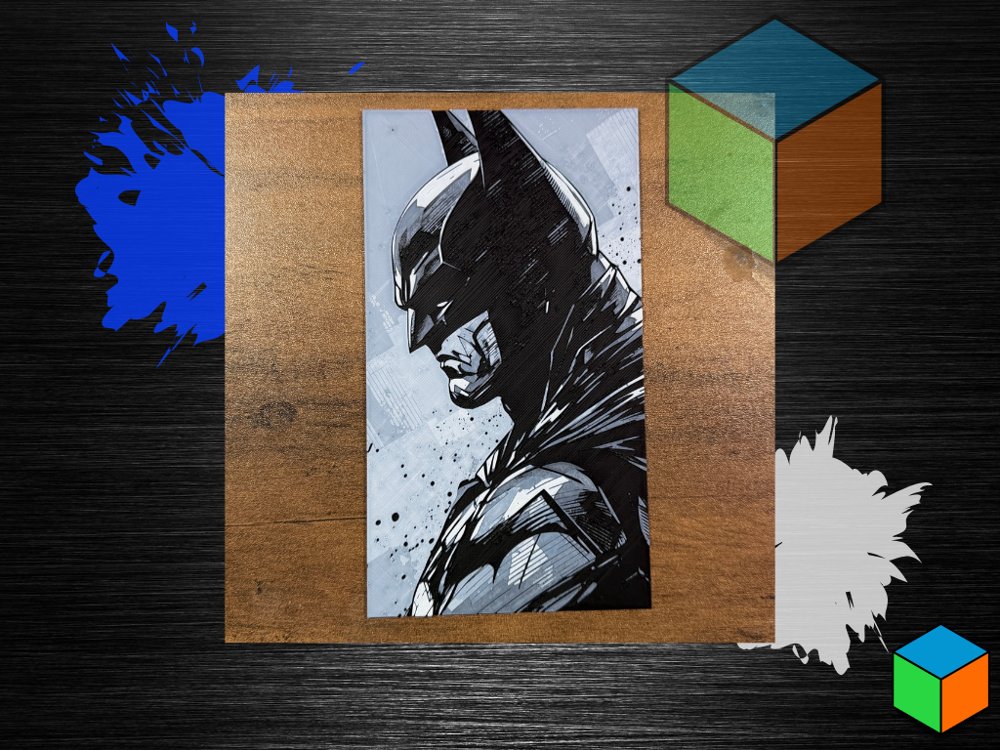 The Batman — HueForge Wall Art