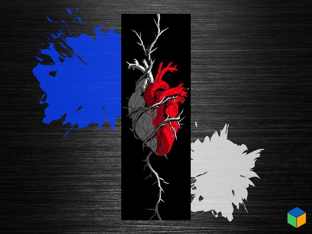 🖤 Thorned Heart Bookmark