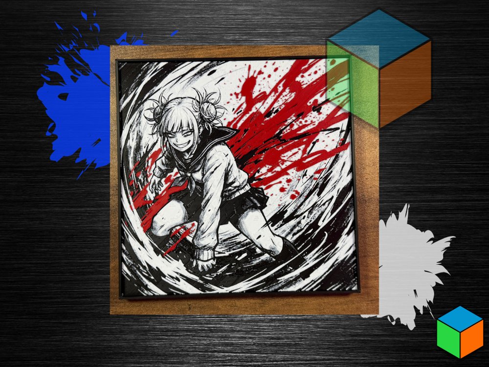 Himiko Toga — HueForge Wall Art | My Hero Academia