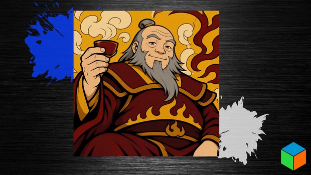 Uncle Iroh, Tea in Hand — This Week's Poster