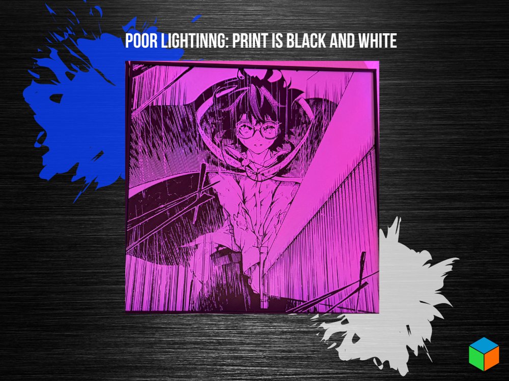 Wisteria — Manga Portrait HueForge