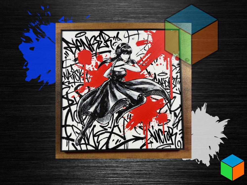 Yor Forger — HueForge Wall Art | Spy x Family