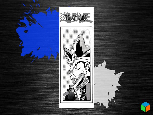 Retro Yu-Gi-Oh! Manga Bookmark