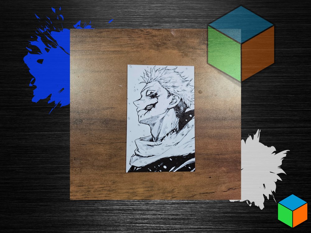 Yuji — Scarred Smile | Jujutsu Kaisen HueForge